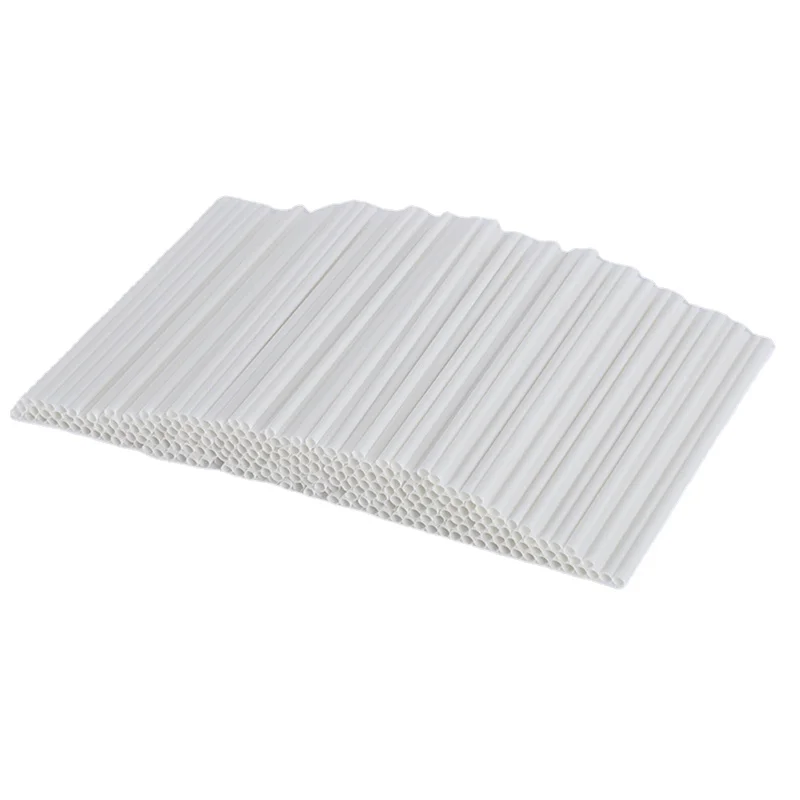 
Wholesale white biodegradable plastic milk tea shop disposable straws 