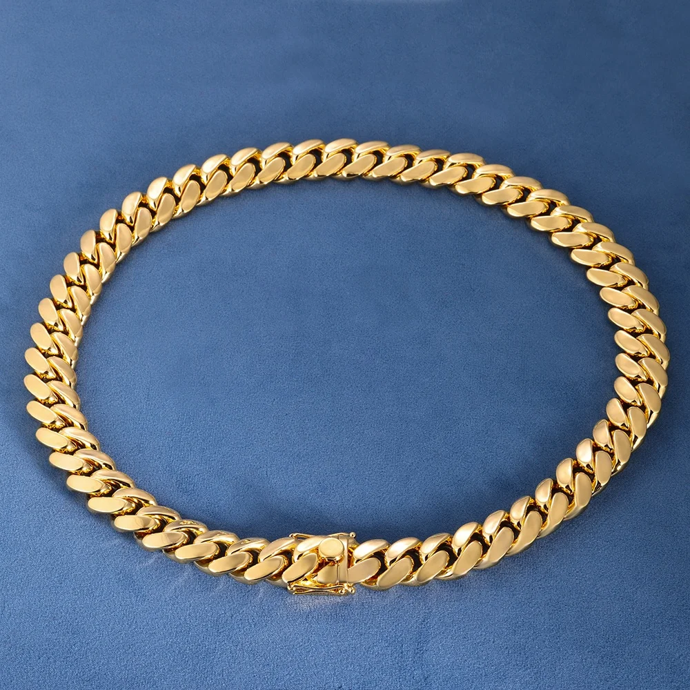 Мужское колье из серебра S925 пробы 18 мм