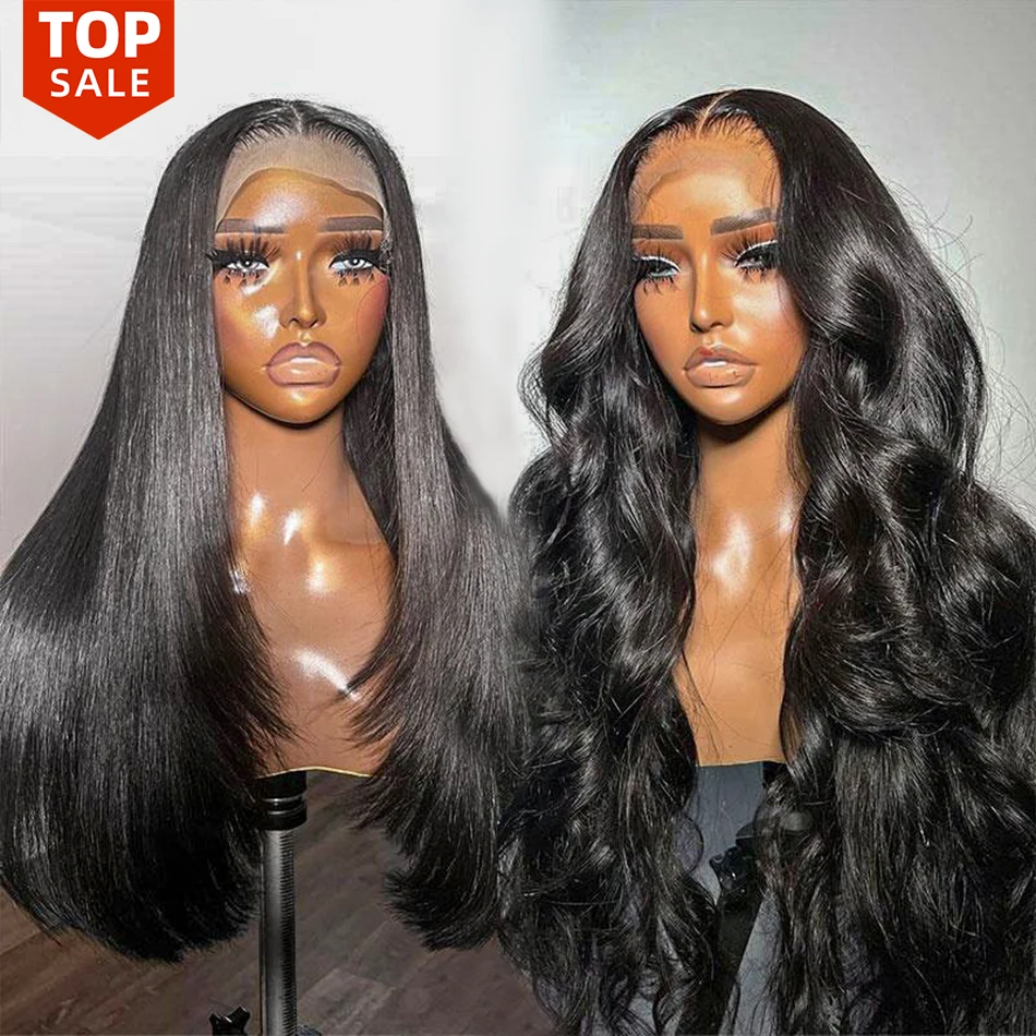 WEkesi Alibaba Online Shopping Virgin Remy Raw french Cuticle Aligned Full French Hd Lace Human Hair Wigs For Black Women