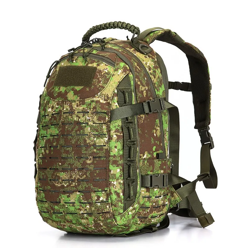 PTG Free Sample Nylon Large Combat Rucksack Waterproof Hiking Mountain Daypacks Camouflage Tactical Backpack for Men