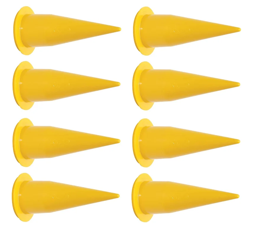 K-023 Yellow Cone Nozzle 8-Pack
