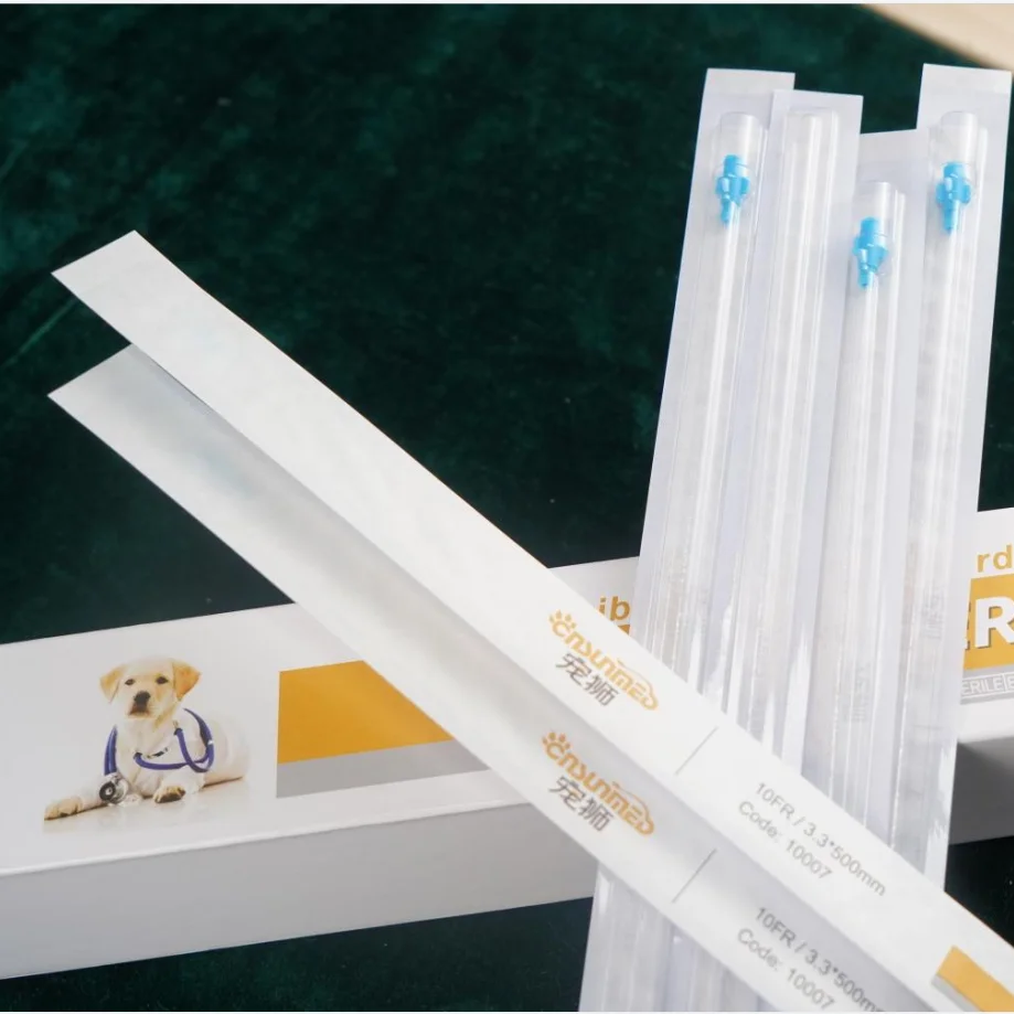 Dog Urinary Catheter 5FR 20Inches 1.6*500mm Side Holes Sterile