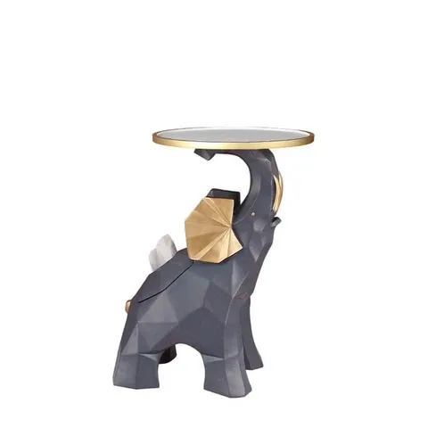 Boho Table House Decor China Professional Home Decoration Elephant Tray Custom Modern Resin Crafts Sculpture