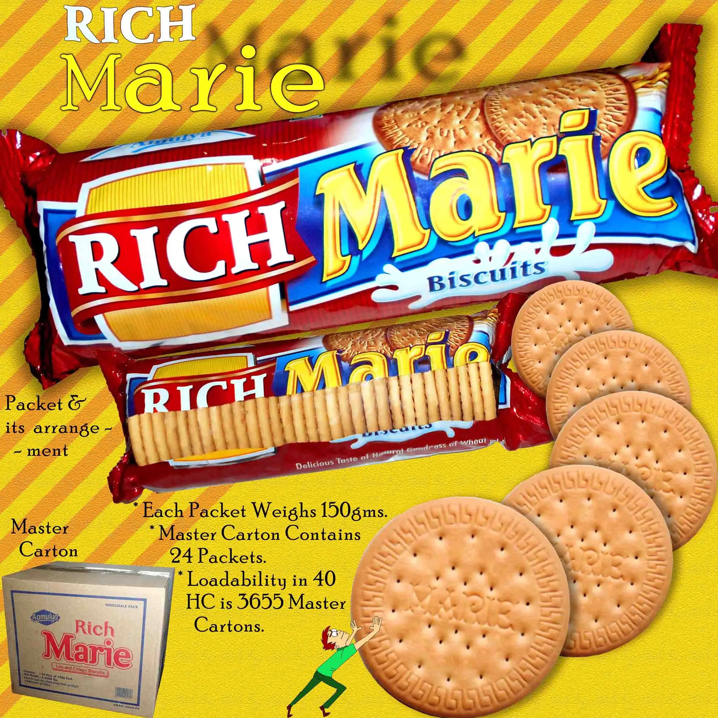 Печенье Мария 150 г, большие размеры, многослойное печенье Мари, вкусный чай чирпинса дорады, Бискотти, молочный чай, Прямая поставка с завода, супер качество