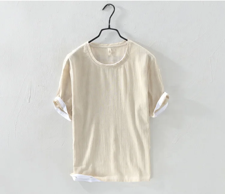 China hemp clothing manufacturers wholesale o - neck WASHED 100% pure hemp/linen t-shirts,Customizable logo