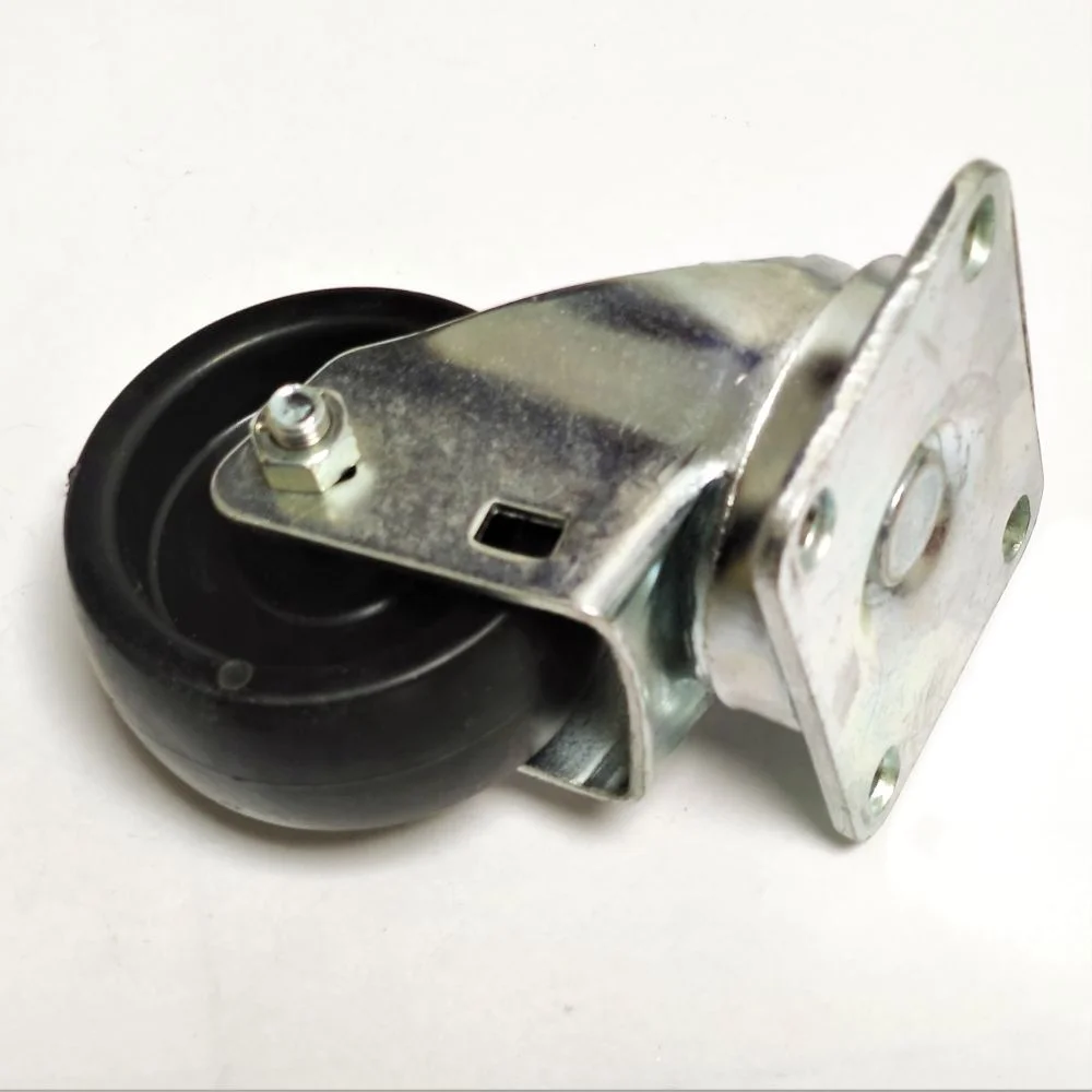 HM2209 Factory Directly 3 inch Factory Direct Sales Black Light Shopping Cart/Flatbed Cart Universal Caster Wheels