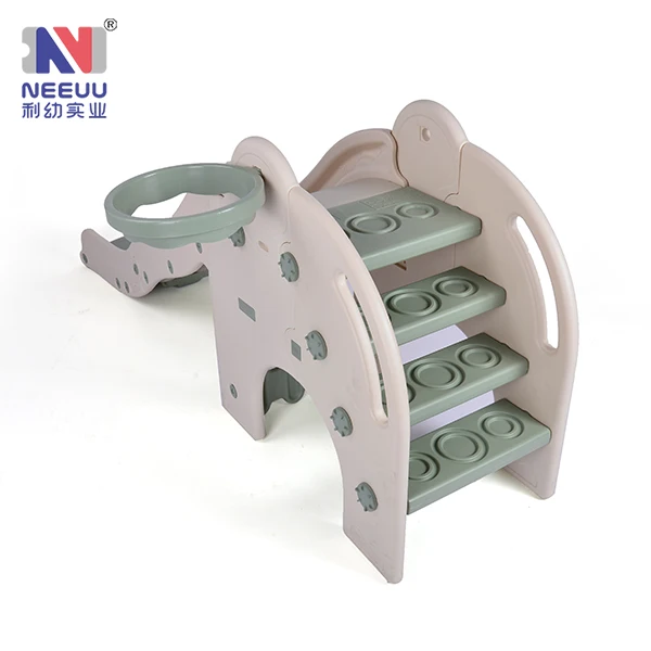Elephant children plastic indoor slide for sale