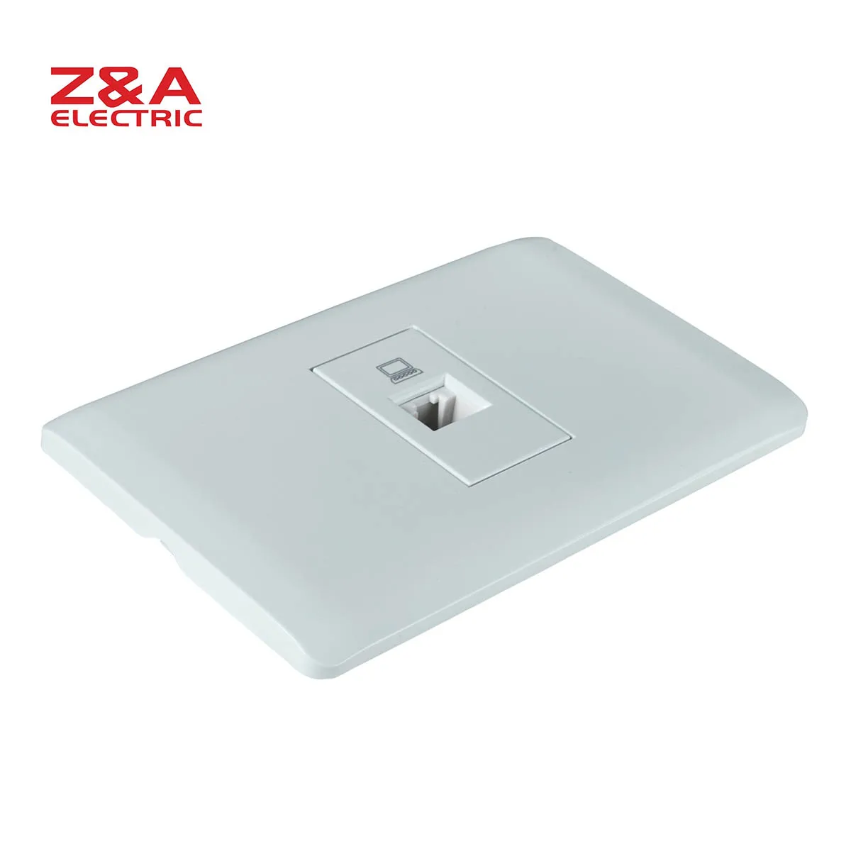 TB1118W TB Series White color Z&A ZA Electric wall  socket of lan