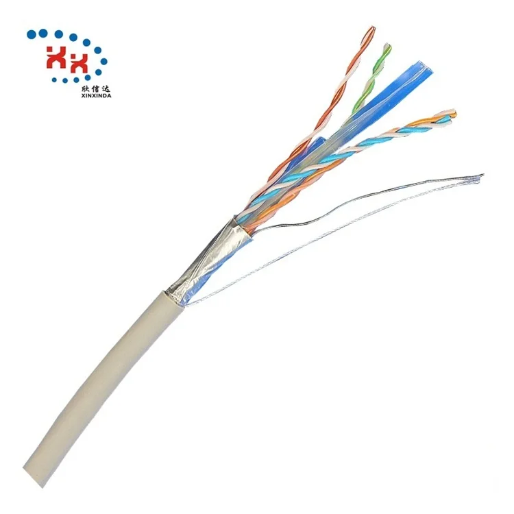  Сертифицированный utp cat5e ftp cat6 sftp cat6A solid 23AWG POE LAN