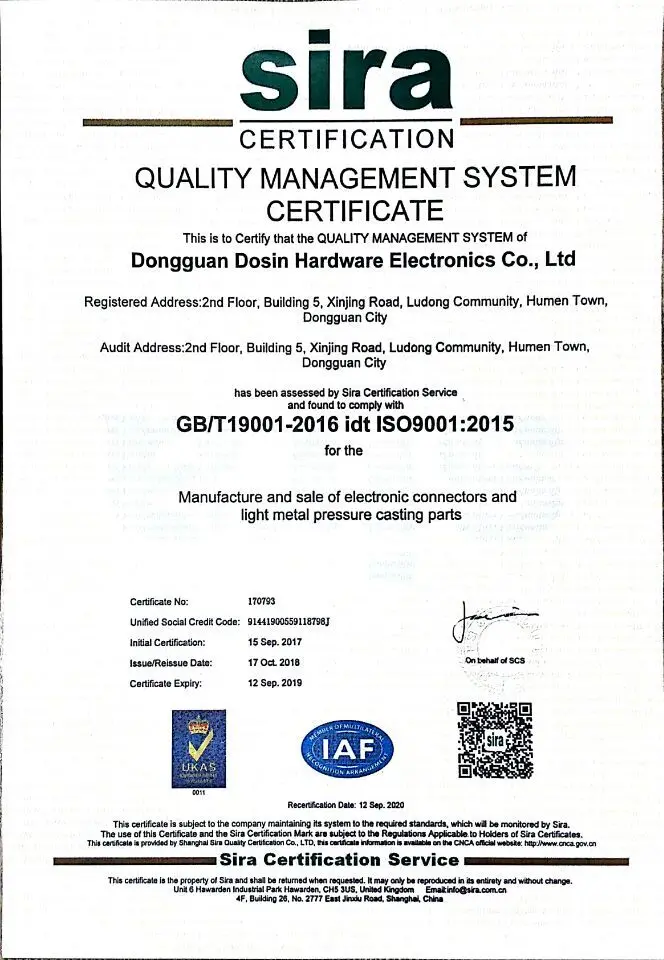 Connector TNC Type Female Plug Crimp for LMR240 Cable