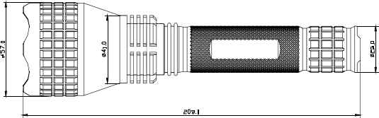 Long Working Distance 520nm Green Bright Laser illuminator