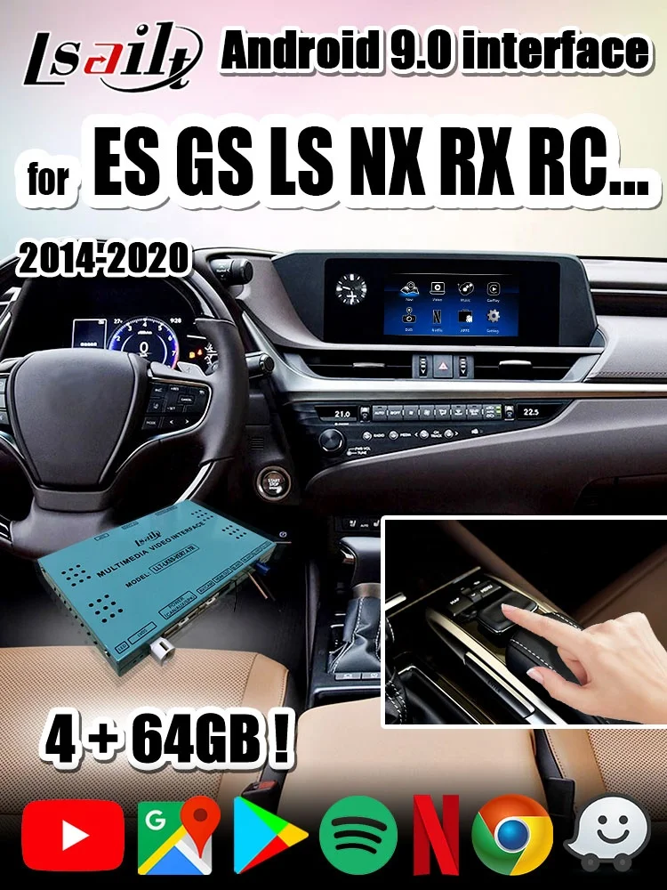 4 ГБ PX6 Android 9 0 CarPlay Box для Lexus RC RX IS LS NX GS GX etc.2014-2019 видеоинтерфейс