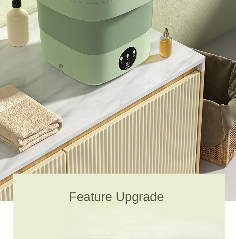 6.5l Folding washing machine underwear portable small household dormitory mini washing machine sock washing artifact