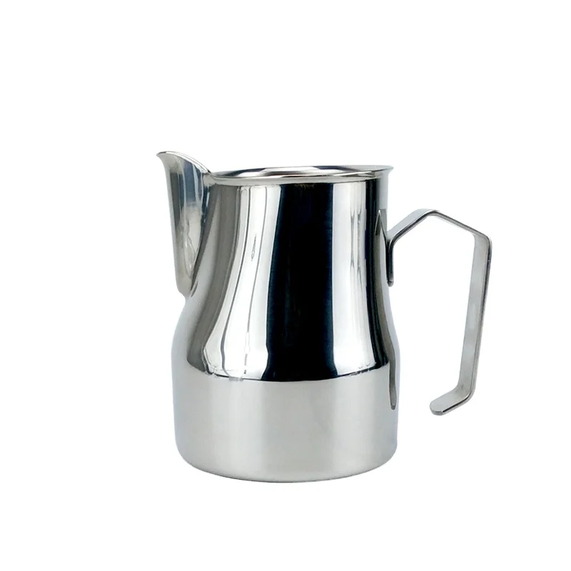 
Hot sale Custom color Arab Sharp Spout Frothing Steaming 750ml Coffee Jug Milk Pitcher 