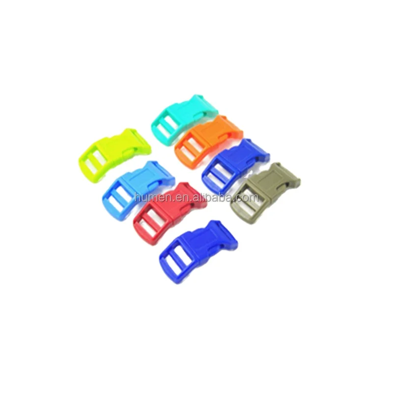 Factory Direct Sale High End 1/2',5/8',3/4',1' Colored Plastic Belt Buckles Quick Release Buckle Handbag