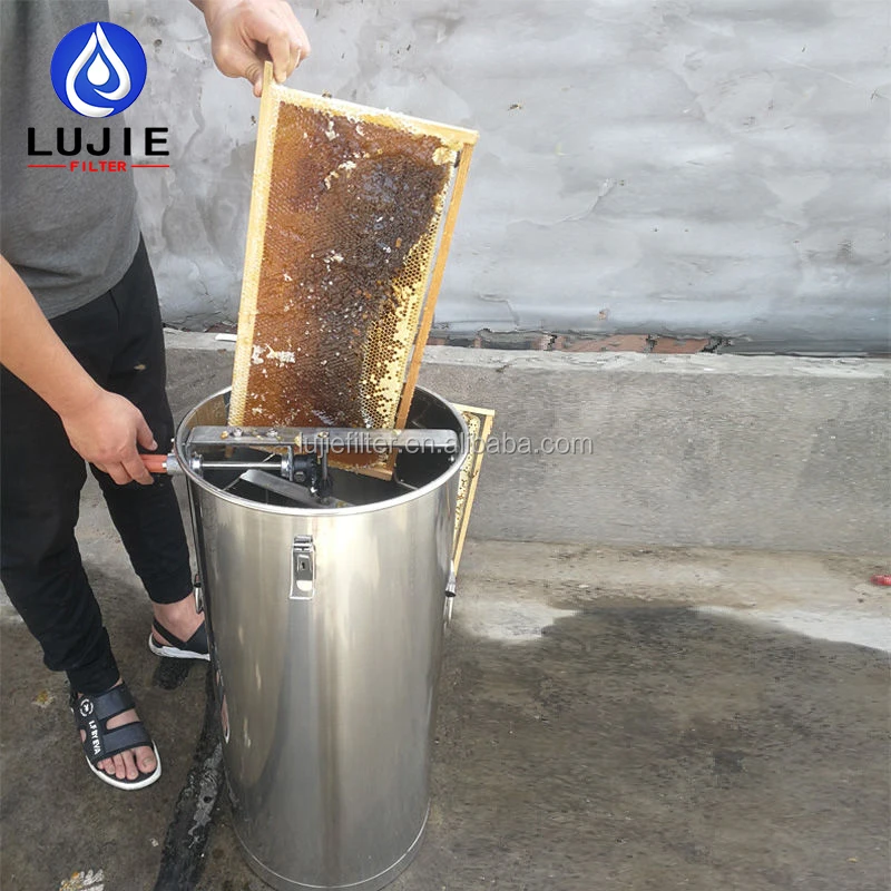 LUJIE фильтрация ручная 2 4 6 8 10 12 рамка пчелиный медовый аппарат Botom 6 рамка радиальный экстрактор меда