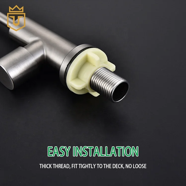 Lead Free Brushed Stainless Steel Drinking Water Faucet