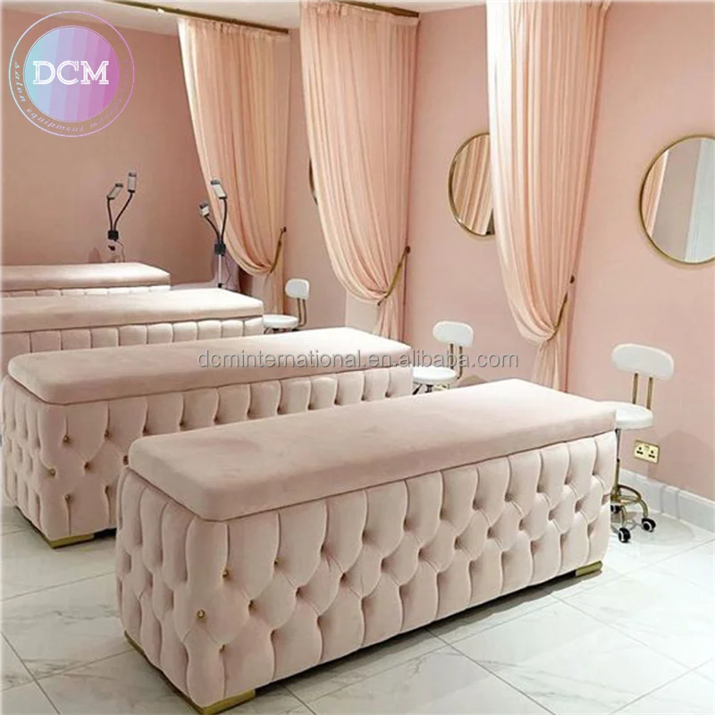 DCM luxury aesthetic lash stretcher facial table massage couch cosmetic beauty salon bed for eyelash