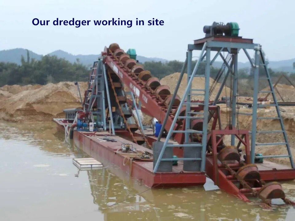 gold dredging boat/diamond mining machinery/gold mining equipment