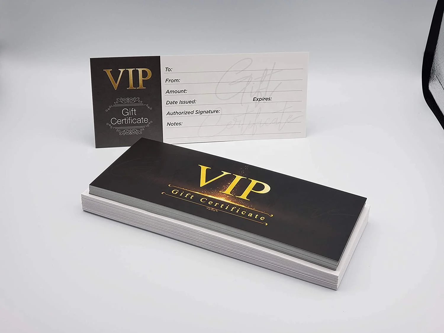 Blank Gift Certificate Custom Printing Cash Coupon Card Gift Voucher for Business