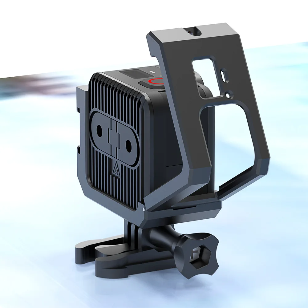 Kytuwy black Gopro 11 mini metal rabbit cage  Protector  frame accessories for gopro 11 mini  black gopro accessories