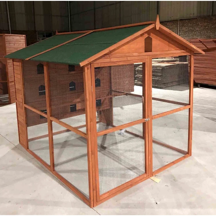 SDB008  Wooden Large Standing Parrot Pigeon House Pet Products Nesting Bird Aviary Cage
