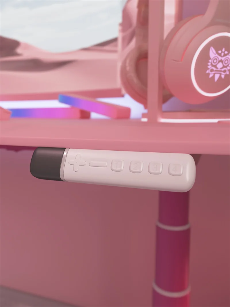 Top Quality adjustable height table fiber tabletop gaming Table Lift Office furniture workstations Smart Desk With Dual Motor