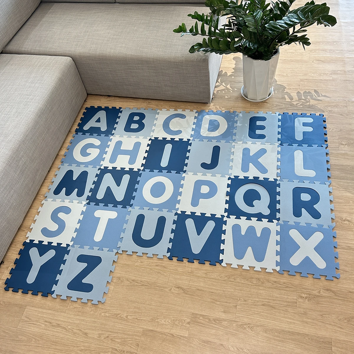 ABC floor mat Puzzle foam alphabet mat large play mat 26pcs letters and numbers