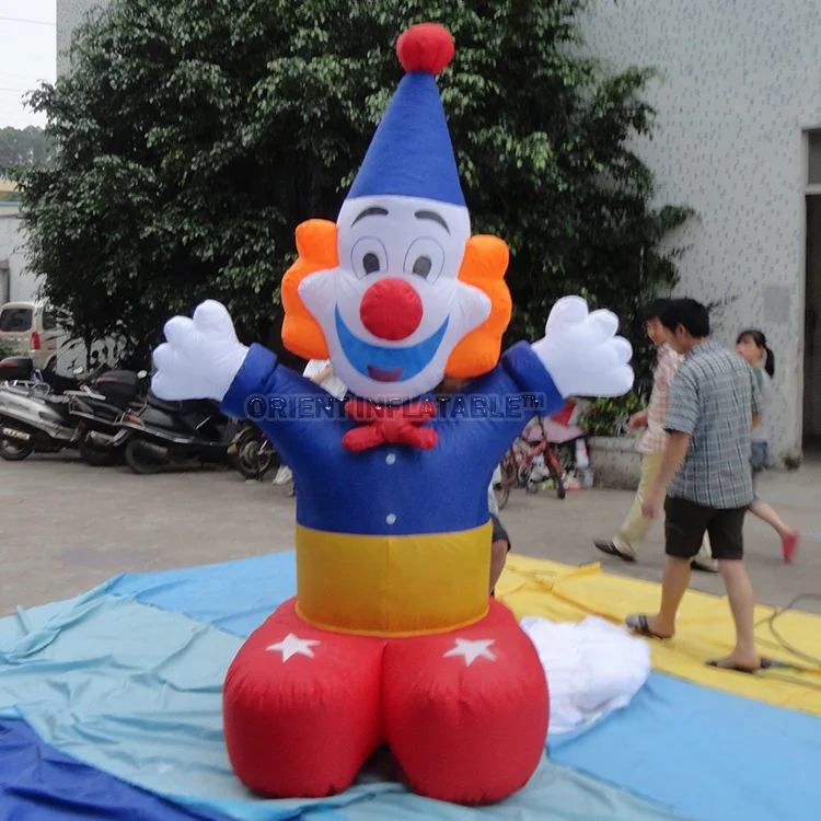 Orient Inflatables custom promotion clown man Inflatable cartoon figure circus inflatable character