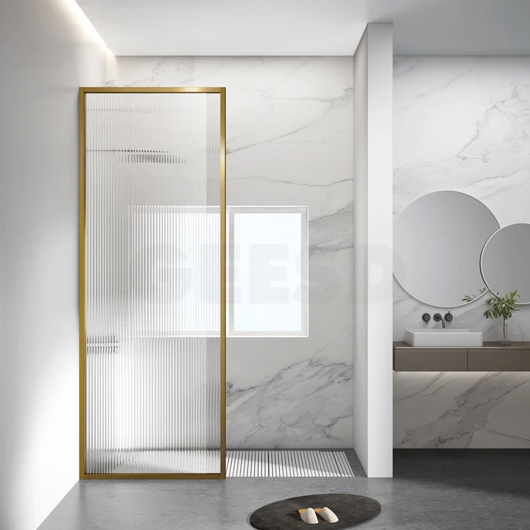 2022 NEW Frameless Hot Sale Glass Panel Door Walk In Shower Enclosure