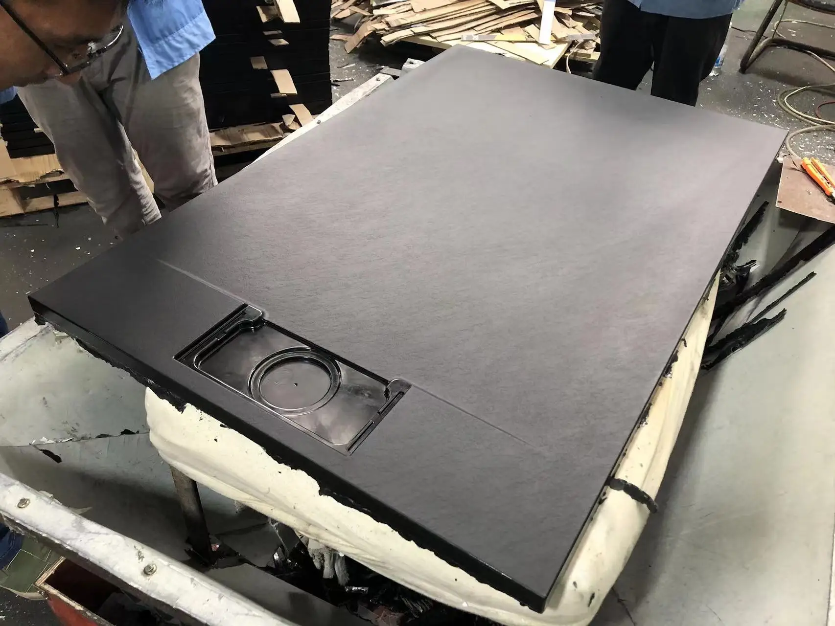 high quality rectangle North American standard acrylic shower base pan