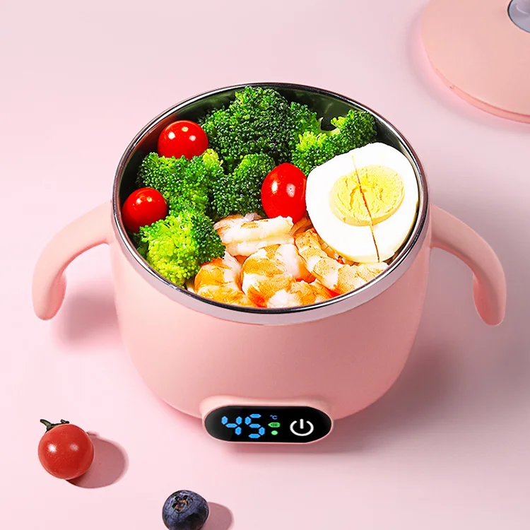 Портативная умная изоляционная миска для детского питания, многофункциональная Экологически чистая миска из полипропилена для кормления детей с сенсорным экраном