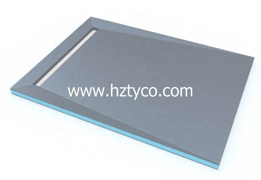 Поднос для душа, водонепроницаемая площадь, плитка, задняя панель, душевая основа