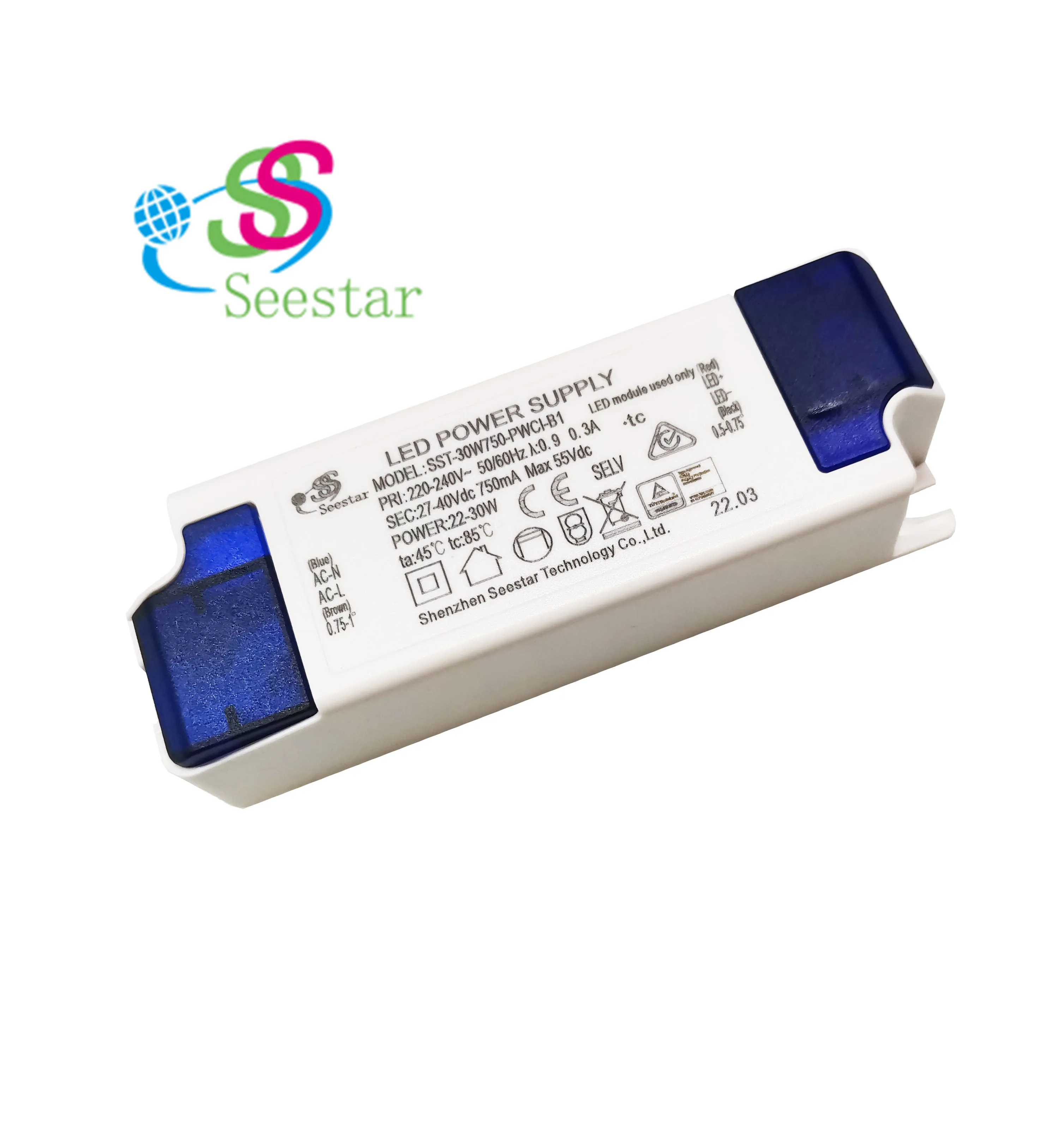 22W-26W TUV CB CE CCC SAA Standard F2 series HPF bipolar free flicker 3 years warranty  for lamps two LED Driver