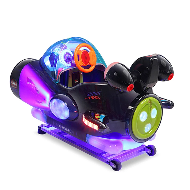 Amusement kiddie electric swing ride kiddie rides coin operated game machine