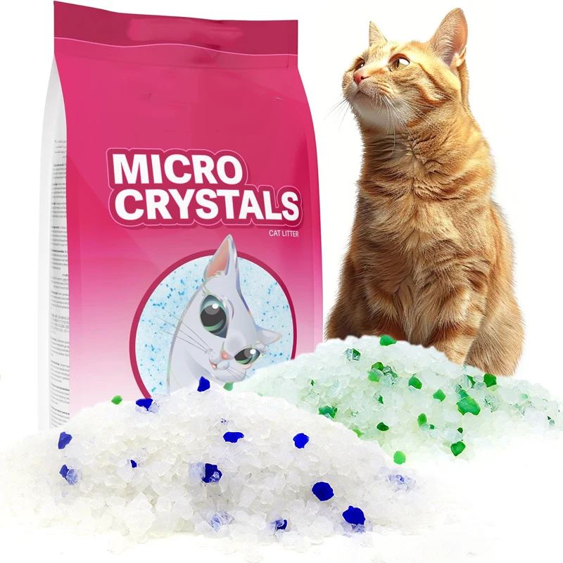Hot Sale Cat Litter Crystal Silicone Sand Silica Gel Clumping Effect