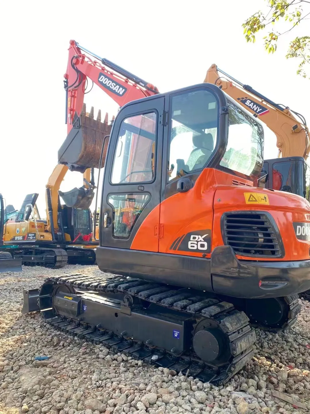 Used Doosan DX60-7 DX75 DX150 DX225 DH60 DX300 Mini Crawler Hydraulic Excavator with Yanmar Engine Gearbox Core Components