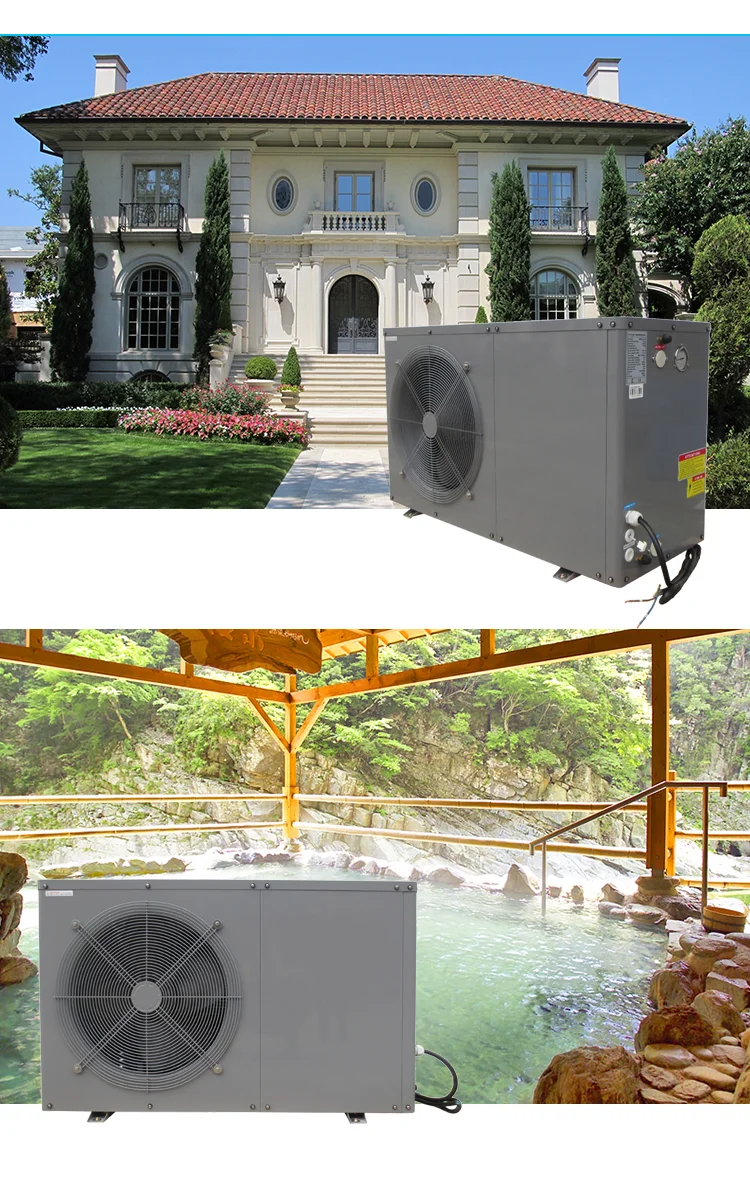 EVI high water temp wifi air source air to water heat pump domestic hot water heater heating pumps bathroom bathtub tank