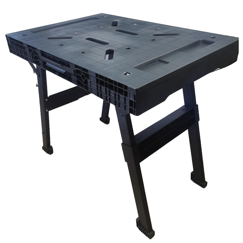 Factory Direct Supply Diy Wood Work Pp Metal Folding Workbench Mesa De Trabajo Carpinteria Workbench
