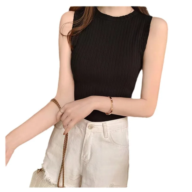 Thread Summer High Quality choker Sexy Cushion Gym Sports Turtleneck sleeveless Running Quick Dry Yoga Vest