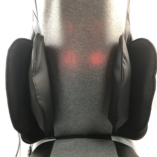 Shiatsu Neck & Back Massager with Heat, Full Back Kneading  Rolling Massage, Massage Chair pad with heat and compression
