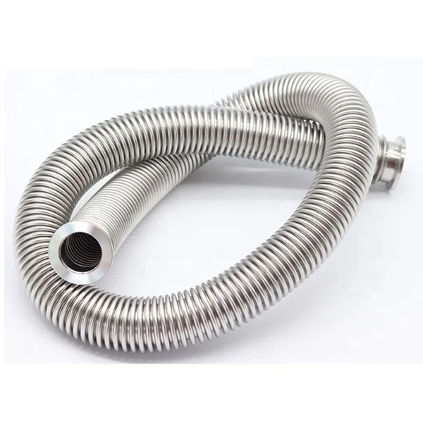 Stainless Steel SS304 SS316L Vacuum Bellows Flexible Hose  Vacuum Fitting Vacuum Flexible Pipe