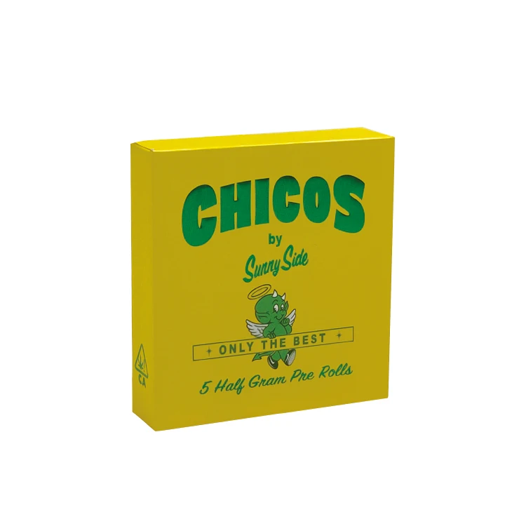 Custom Logo 5 Packs Smell Proof Drawer Slider Roll Paper Concentrate Packaging Box