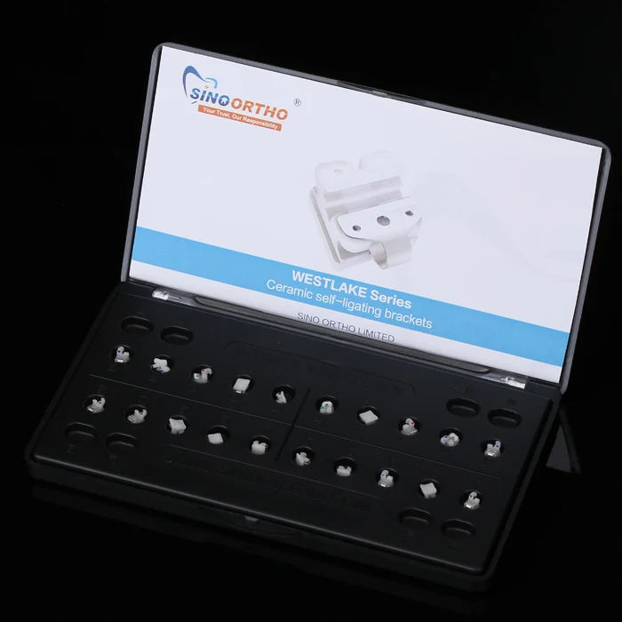 SINO ORTHO Orthodontic self ligating ceramic brackets