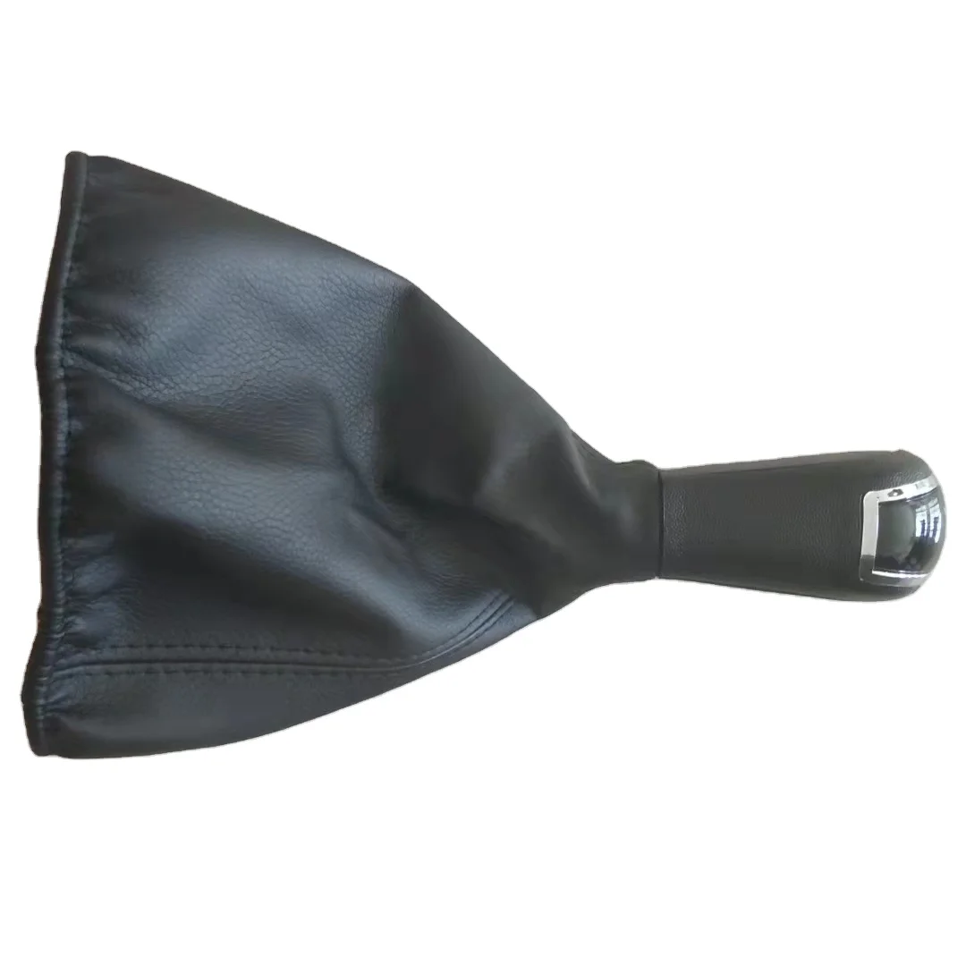 Dust-proof leather case Wholesale quality Gear shift knob for Benz 5 gear R135 24black auto parts Hot Seller metal customizable