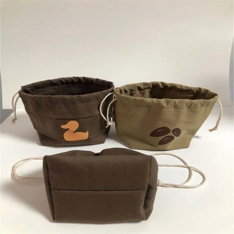 Free Sample Eco-friendly Mini Draw String Pouch Natural Cotton Muslin Cloth Drawstring Nut Bags with Custom Logo