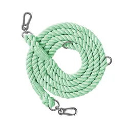 1.2cm rose gold button silver button pet supplies traction with three strands of cotton gradient walking leash dog leash