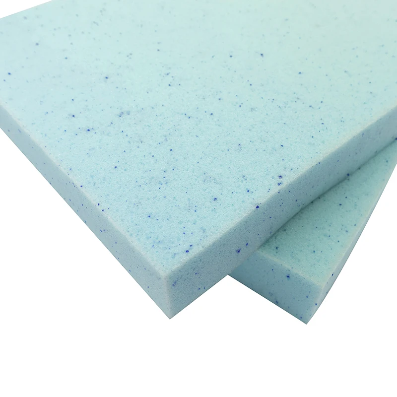 Cool Gel High Resilience Foam Anion Gel Memory Foam Sheet Block For Mattress CA117