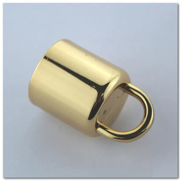 High quality metal tassel end caps for handbag