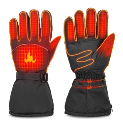 Adult Waterproof 7.4V Rechargeable Battery Snowboard Motorcycle Racing Cycling Winter Ski Electric Heated Gloves